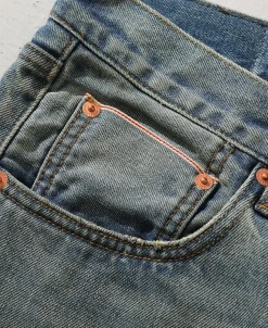 Online 14 oz Repaired Selvedge Denim Flared Jeans Jeans | Denim