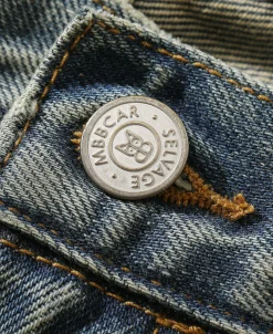 Online 14 oz Repaired Selvedge Denim Flared Jeans Jeans | Denim