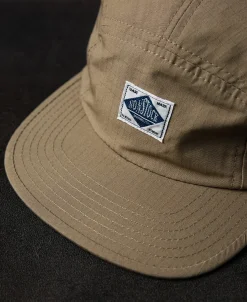 Best 7.5 oz Ripstop Cotton 5 Panel Cap - Khaki Hats&caps