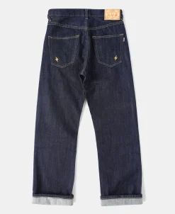 Outlet 14 oz Selvedge Basic Straight-Fit Jeans - Indigo Jeans | Denim
