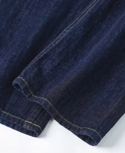 Outlet 14 oz Selvedge Basic Straight-Fit Jeans - Indigo Jeans | Denim