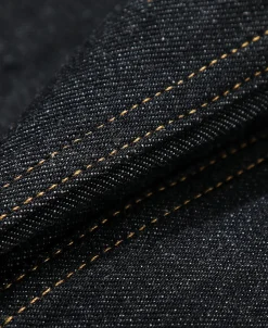 Best 14 oz Selvedge Basic Straight-Fit Jeans - Black Jeans | Denim