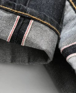 Best 14 oz Selvedge Basic Straight-Fit Jeans - Black Jeans | Denim