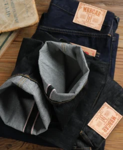 Best 14 oz Selvedge Basic Straight-Fit Jeans - Black Jeans | Denim
