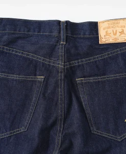 Outlet 14 oz Selvedge Basic Straight-Fit Jeans - Indigo Jeans | Denim