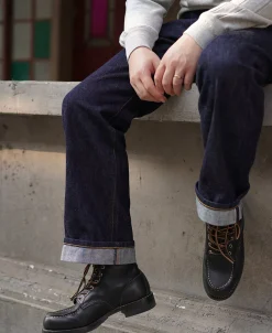 Discount 14.5 oz Selvedge Denim Bootcut Jeans Jeans | Denim