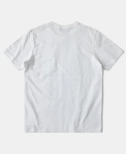 New 7.4 oz Slub Cotton Loopwheel Tubular Pocket T-Shirt - White Short Sleeve T-Shirts | T-shirts