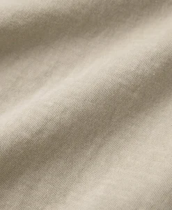 Best 7.4 oz Slub Cotton Loopwheel Tubular Pocket T-Shirt - Oatmeal Short Sleeve T-Shirts | T-shirts