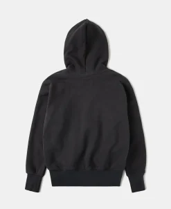 Fashion 17.5 oz Terry Cloth Zip-Up Hoodie - Vintage Black Sweatshirts&hoodies
