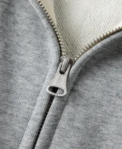 Discount 17.5 oz Terry Cloth Zip-Up Hoodie - Gray Sweatshirts&hoodies