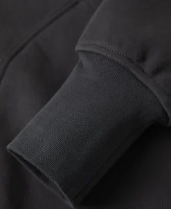 Fashion 17.5 oz Terry Cloth Zip-Up Hoodie - Vintage Black Sweatshirts&hoodies