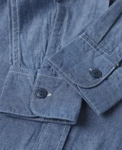 Hot 7 oz U.S.N. Chambray Shirt Long Sleeve Shirts | Shirts