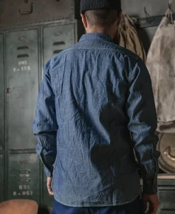 Hot 7 oz U.S.N. Chambray Shirt Long Sleeve Shirts | Shirts
