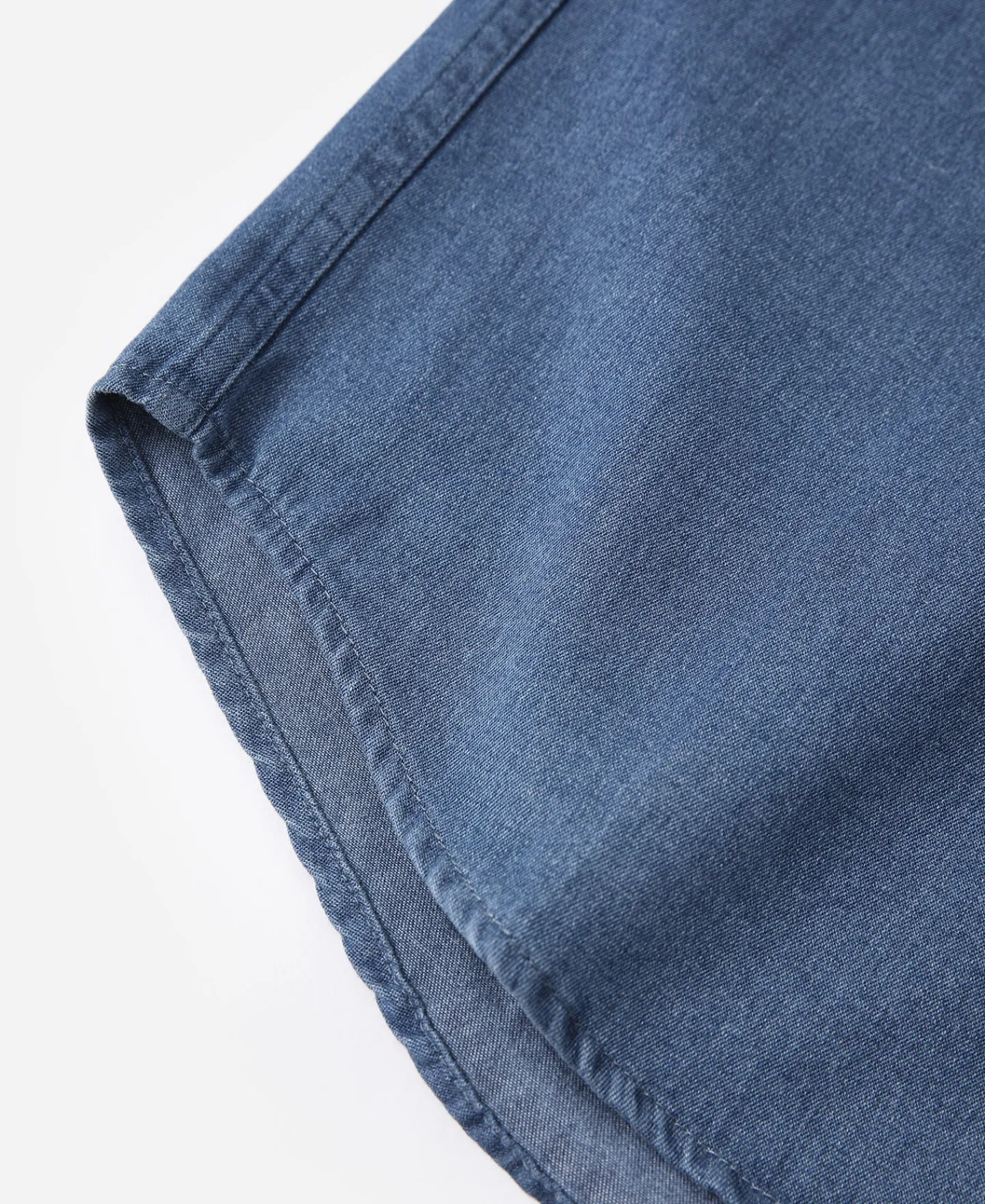 Sale 6.5 oz Washed Denim Button-Down Collar Shirt Denim | Long Sleeve Shirts