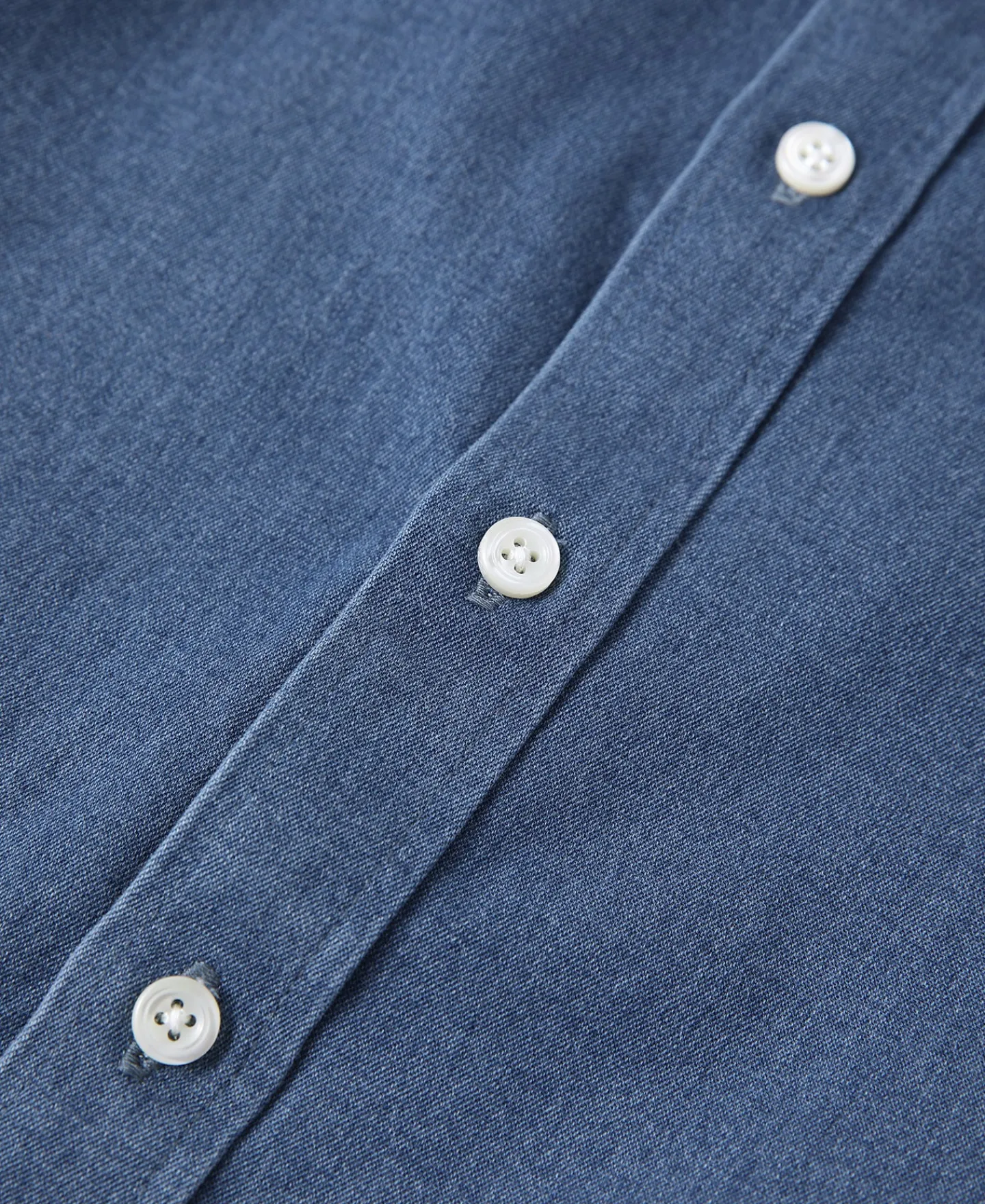 Sale 6.5 oz Washed Denim Button-Down Collar Shirt Denim | Long Sleeve Shirts