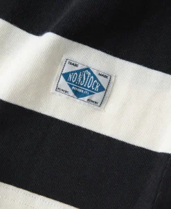 Outlet 9 oz Wide Striped Long Sleeve T-Shirt Long Sleeve T-Shirts | T-shirts