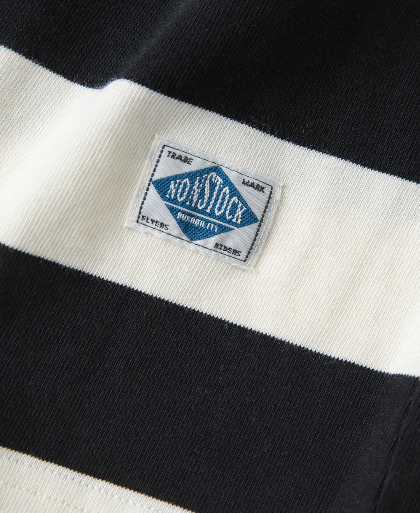Outlet 9 oz Wide Striped Long Sleeve T-Shirt Long Sleeve T-Shirts | T-shirts