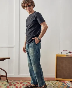 New Paint-Splatter Straight-Leg Jeans Jeans | Denim