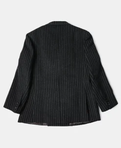 Sale Peak Lapel Double Breasted Tweed Suit Jacket Jackets&coats