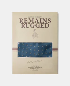 New Printed Silk Ascot Tie - Blue Ties&pocket Squares