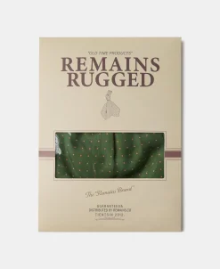 Online Printed Silk Ascot Tie - Green Ties&pocket Squares