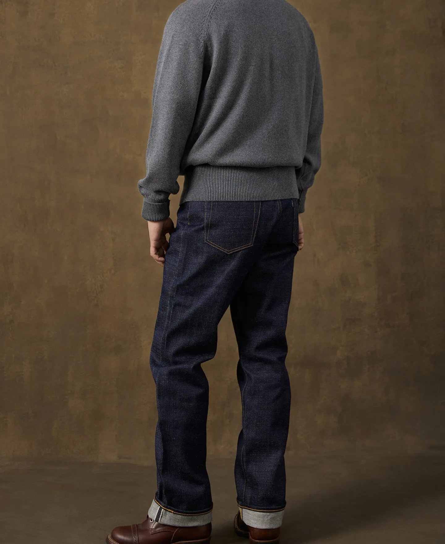 Discount Pullover Crew Neck Cotton&Wool Knit Sweater - Light Gray Knitwear&sweaters