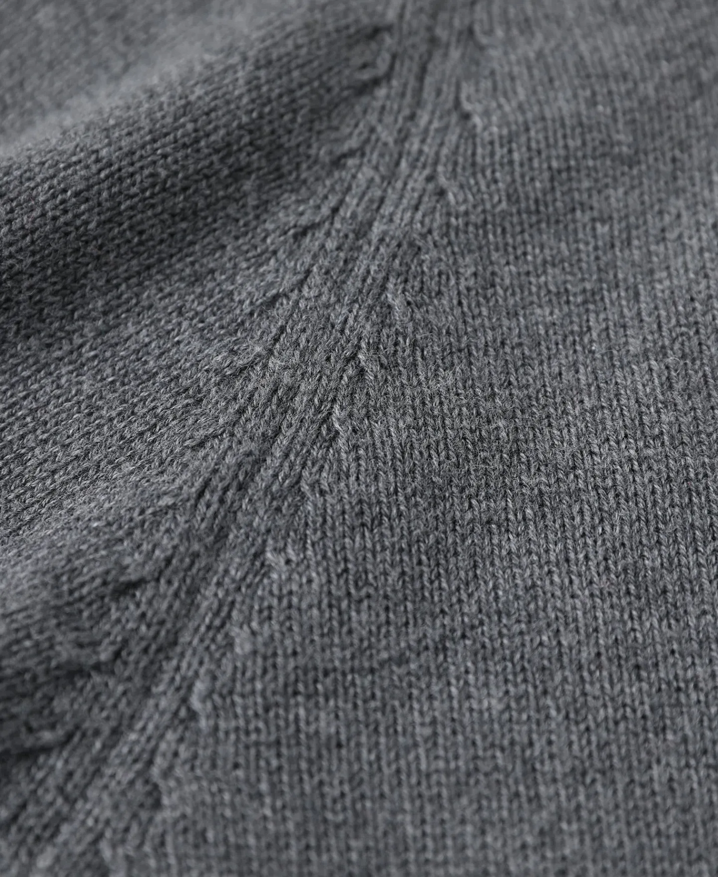 Discount Pullover Crew Neck Cotton&Wool Knit Sweater - Light Gray Knitwear&sweaters