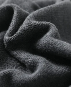 Discount Pullover Crew Neck Cotton&Wool Knit Sweater - Light Gray Knitwear&sweaters