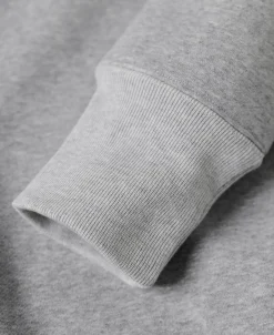 Outlet Racing Half-Zip Heavyweight Fleece Sweatshirt - Gray Sweatshirts&hoodies