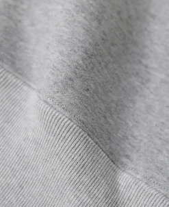 Outlet Racing Half-Zip Heavyweight Fleece Sweatshirt - Gray Sweatshirts&hoodies