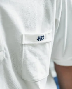 Best Raglan Sleeve Cotton-Piqué Polo Shirt - White Polo Shirts | Short Sleeve T-Shirts