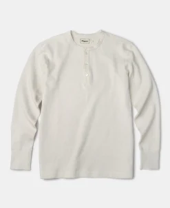 New Raschel Knit Thermal Henley Shirt Henleys | T-shirts