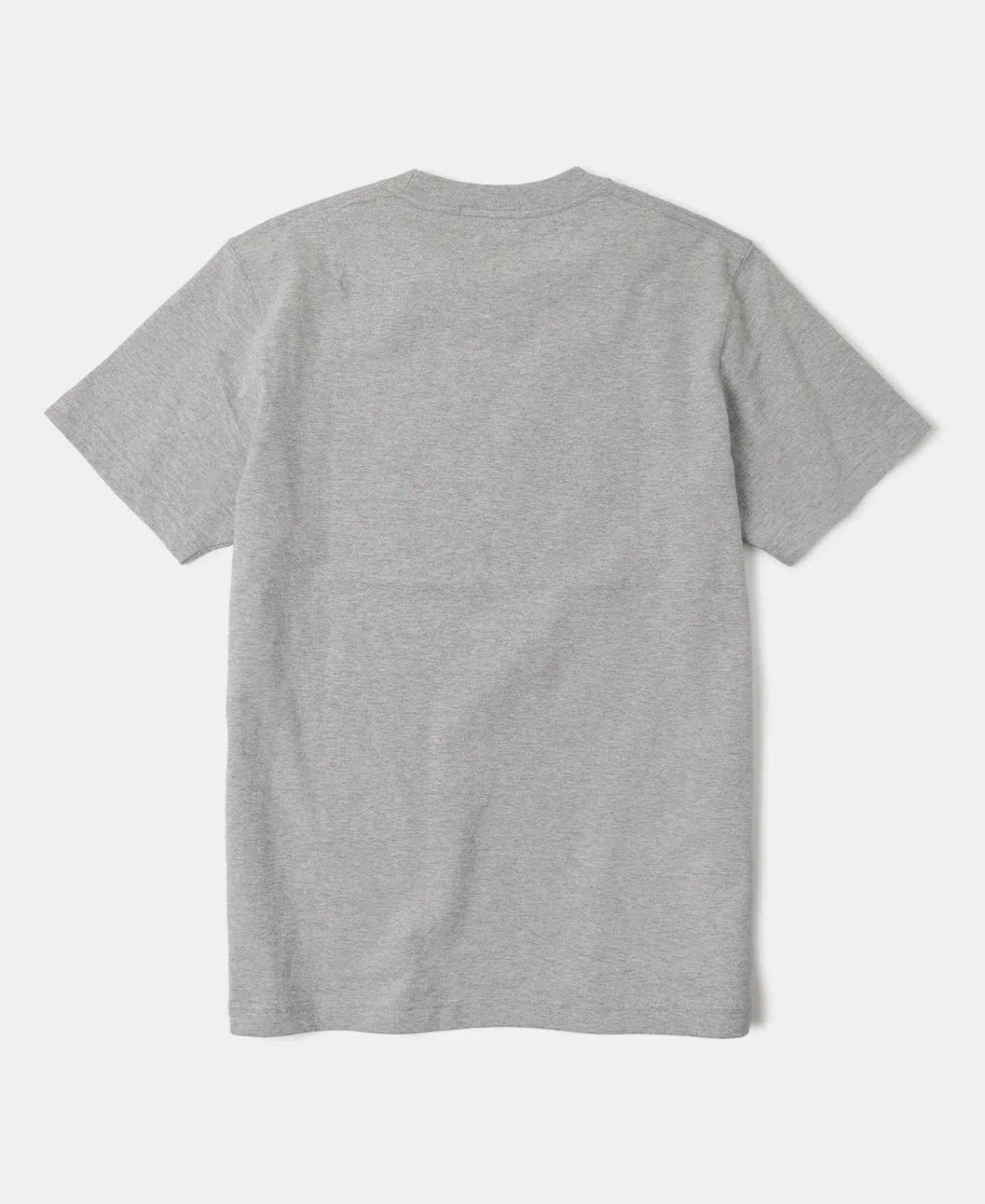 Sale Regular Fit 9.3 oz Jersey Crewneck Tubular T-Shirt - Gray Short Sleeve T-Shirts | T-shirts