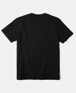 Online Regular Fit 9.3 oz Jersey Crewneck Tubular T-Shirt - Black Short Sleeve T-Shirts | T-shirts