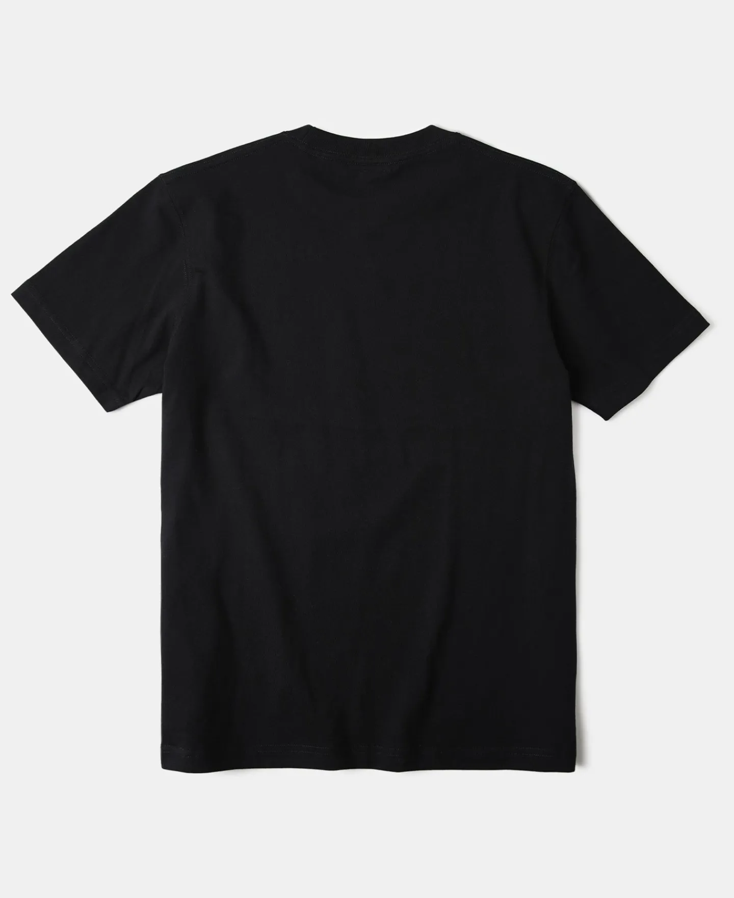 Online Regular Fit 9.3 oz Jersey Crewneck Tubular T-Shirt - Black Short Sleeve T-Shirts | T-shirts