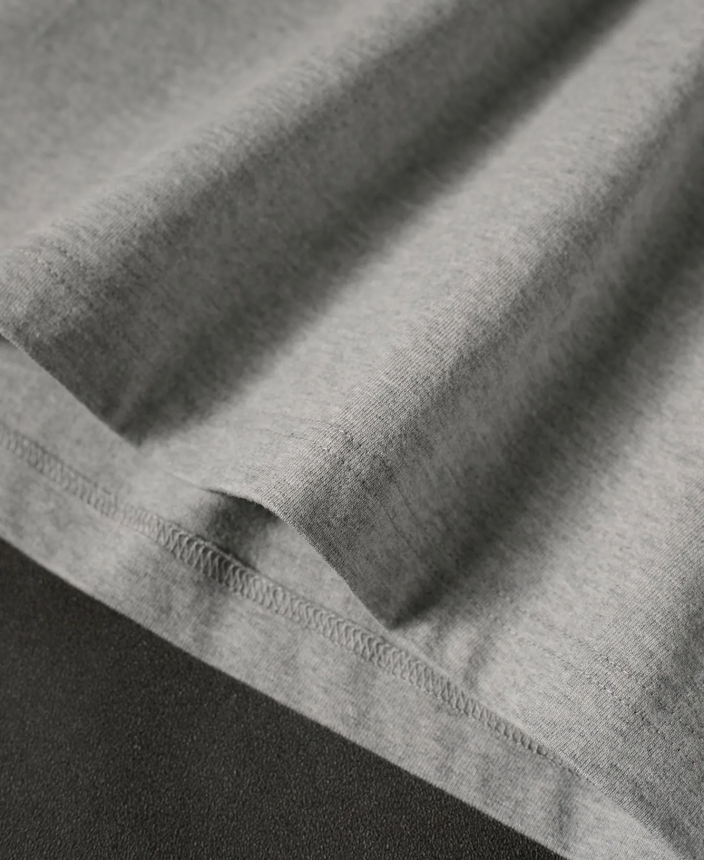 Sale Regular Fit 9.3 oz Jersey Crewneck Tubular T-Shirt - Gray Short Sleeve T-Shirts | T-shirts
