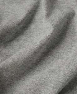 Sale Regular Fit 9.3 oz Jersey Crewneck Tubular T-Shirt - Gray Short Sleeve T-Shirts | T-shirts
