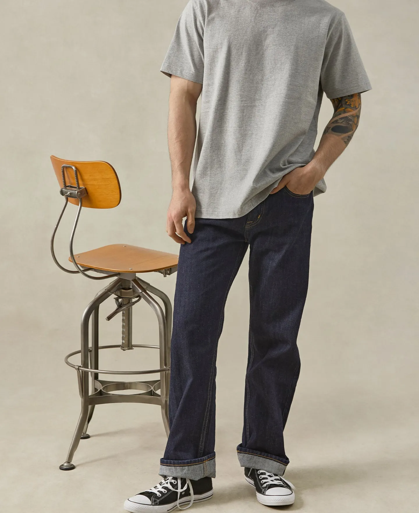 Sale Regular Fit 9.3 oz Jersey Crewneck Tubular T-Shirt - Gray Short Sleeve T-Shirts | T-shirts