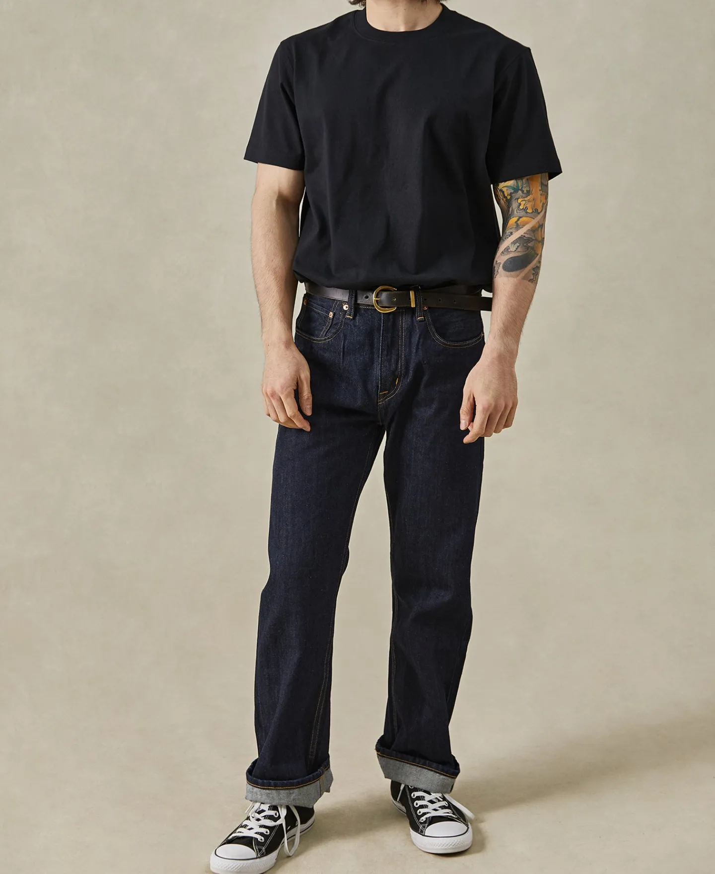 Online Regular Fit 9.3 oz Jersey Crewneck Tubular T-Shirt - Black Short Sleeve T-Shirts | T-shirts