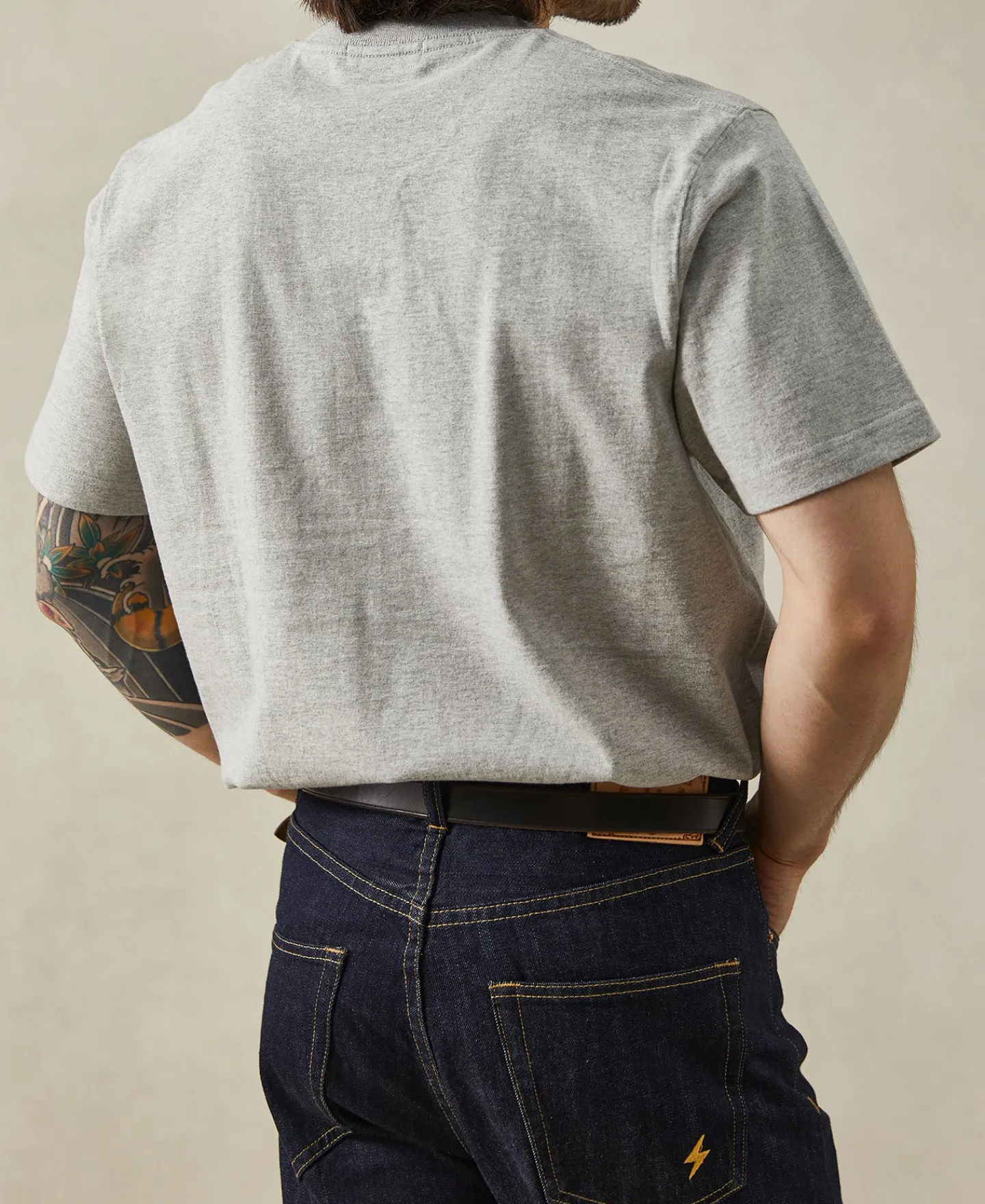 Sale Regular Fit 9.3 oz Jersey Crewneck Tubular T-Shirt - Gray Short Sleeve T-Shirts | T-shirts