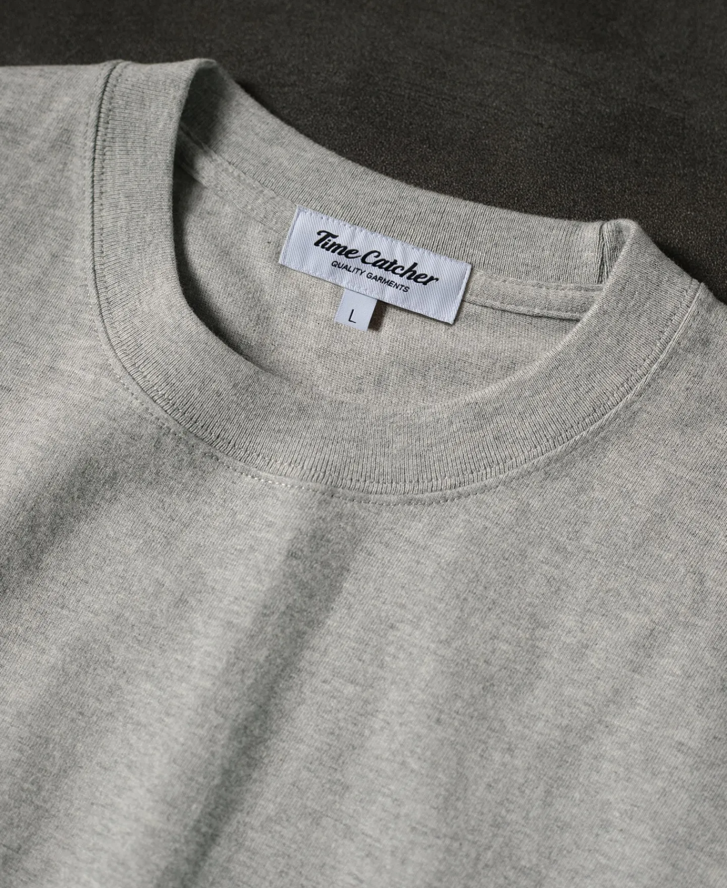 Sale Regular Fit 9.3 oz Jersey Crewneck Tubular T-Shirt - Gray Short Sleeve T-Shirts | T-shirts
