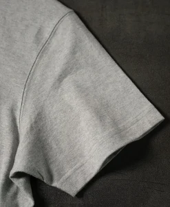 Sale Regular Fit 9.3 oz Jersey Crewneck Tubular T-Shirt - Gray Short Sleeve T-Shirts | T-shirts