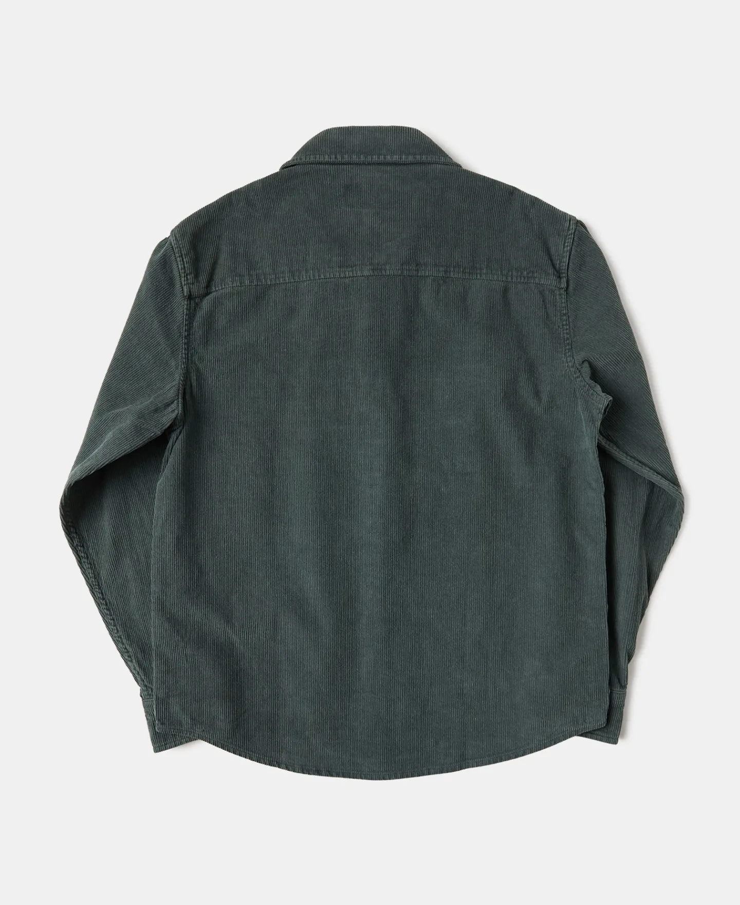 Sale Regular Fit 11 Wale Corduroy Overshirt - Dark Green Long Sleeve Shirts | Shirts