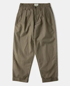 Best Relaxed Fit Two Tuck Satin Trousers Pants&trousers