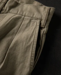 Best Relaxed Fit Two Tuck Satin Trousers Pants&trousers