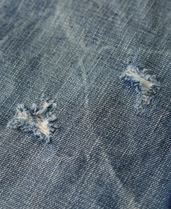 Hot Repaired Embroidered Double Knee Carpenter Jeans Jeans | Denim