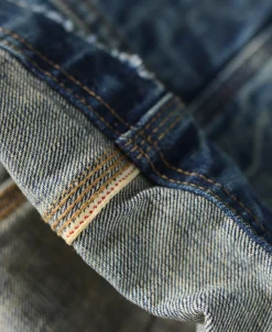 Hot Repaired Embroidered Double Knee Carpenter Jeans Jeans | Denim