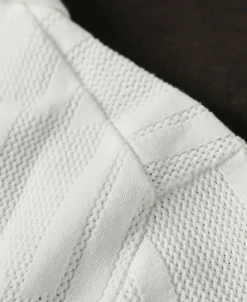Hot Retro Knitted Jacquard Polo Shirt - White Polo Shirts | T-shirts