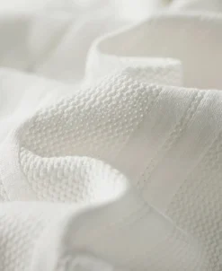 Hot Retro Knitted Jacquard Polo Shirt - White Polo Shirts | T-shirts