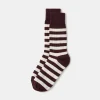Fashion Retro Striped Cotton Socks - Red/White Socks | Tank Tops&vests&boxers